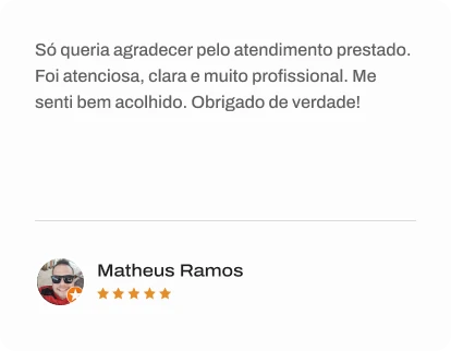Cliente indicando serviço de rastreamento Auto Shop