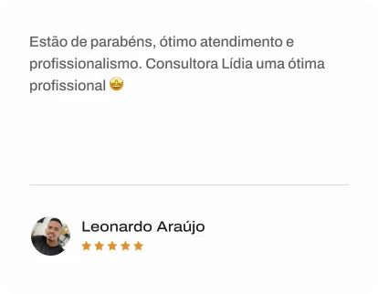 Cliente satisfeito com aplicativo Auto Shop